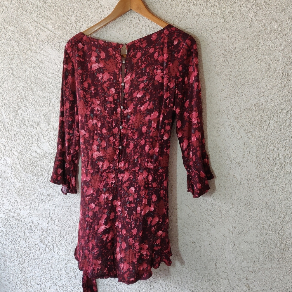 Free People Red Floral Jumpsuit - Picture 10 of 15